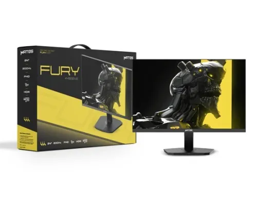 ECRAN GAMING MATOS FURY MSG245 - 24" FHD - 200HZ - FAST IPS - 1MS - HDMI/DP - SPEAKERS - BLACK