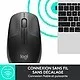 Logitech M190 Souris sans fil - ambidextre - capteur optique 1000 dpi - 3 boutons