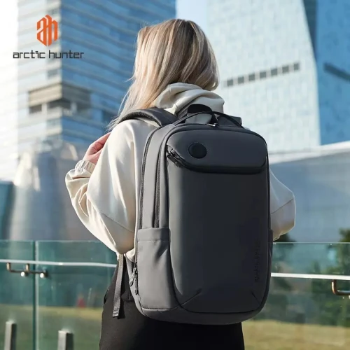 ARCTIC HUNTER B00555 - SAC À DOS 15,6" - 25L - POLYESTER IMPERMÉABLE - DOCUMENT & LAPTOP - RTANCHE