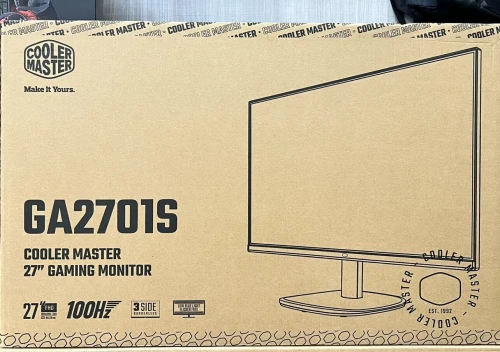 ECRAN COOLER MASTER GA2701S - 27" FHD - DALL IPS - 100HZ - 1MS - ADAPTIVE SYNC - HDMI - VGA