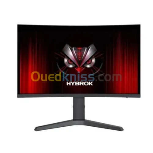ECRAN HYBROK LIGHT HG27CUF - 27" FHD  - DALL VA  - CURVED - 180HZ - 1MS  -VGA/HDMI - SPEAKER - BLACK
