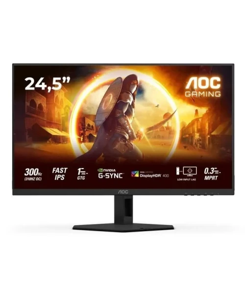 ECRAN AOC 25G4SRE - GAMING 24.5" FHD - FAST IPS - 310HZ - 3MS - ADAPTIVE SYNC - PC/CONSOL - BLACK