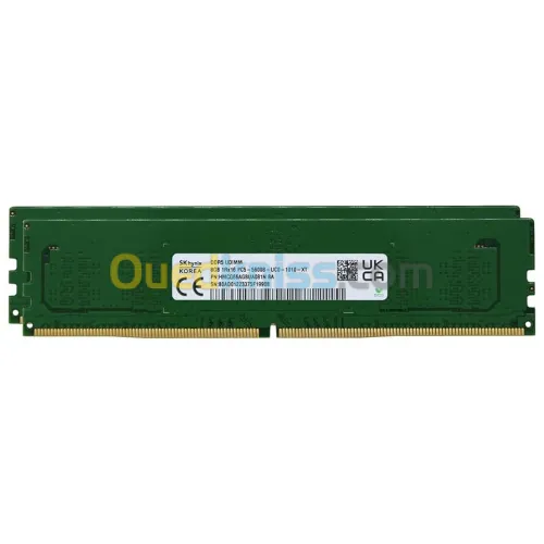 RAM SK HYNIX - MEMOIRE RAM - 8GB - DDR5 - 5600MHZ - UDIMM - NON-ECC - 1.1V