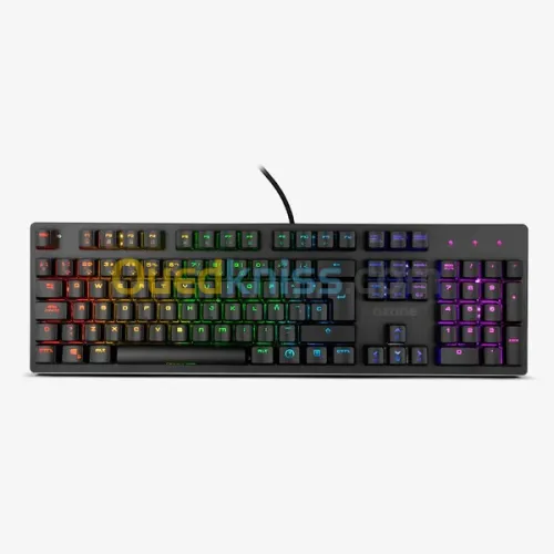CLAVIER OZONE ALLIANCE - CLAVIER HYBRIDE MÉCANIQUE / MEMBRANE - RGB - AZERTY - ANTI-GHOSTING