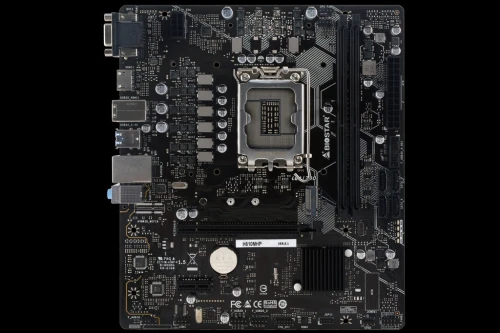 BIOSTAR H610 MHP - lGA 1700 - uATX - 2 X DDR4 - USB 3.2 - HDMI  VGA - 1 X PCIe 3.0 -