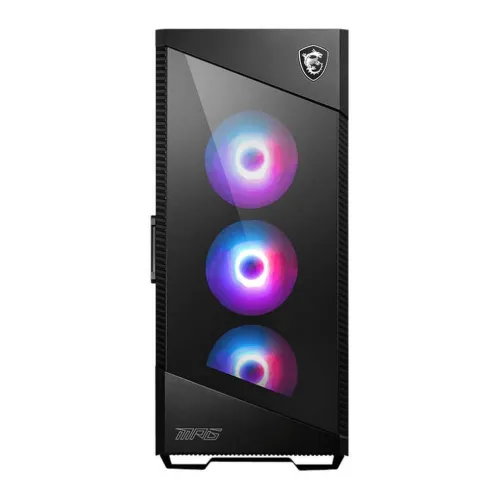 MSI MPG VELOX 100R BLACK - BOÎTIER GAMING ATX AVEC PANNEAU EN VERRE TREMPÉ - RGB