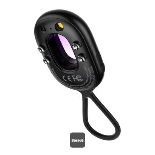 BASEUS HEYO CAMERA DETECTOR SERIE II - 3D SENSOR - LIGHTNING - ALARM MODE - ANTI-VOL -PORTABLE -NOIR