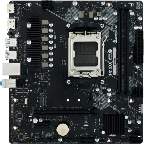 BIOSTAR B650MT - CARTE MÈRE MICRO-ATX - SOCKET AM5 - AMD B650 - 2 X DDR5 - SATA - SLOT M.2 - BLACK