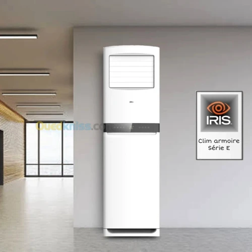 CLIMATISEUR IRIS ARMOIRE - SERIE E - 2025 -  48000 BTU - AIR FLOW - 48000 BTU - BLANC 