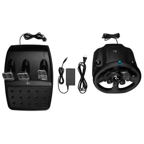 LOGITECH G G923 VOLANT DE COURSE - AVEC PÉDALES - TRUEFORCE - INDICATEUR DE RÉGIME - PC / PS 5 / PS4