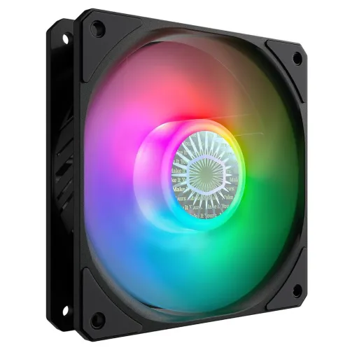 COOLER MASTER SICKEFLOW 120 ARGB - VENTILATEURS DE BOÎTIER 120 mm ARGB - 4 PINS 12 V -62 CFM -BLACK 
