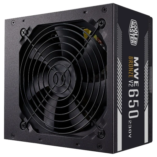 COOLER MASTER MWE 650W BORNZE V2 - ALIMENTATION 80 PLUS BORNZE - 230V - DC TO DC - NOIR 