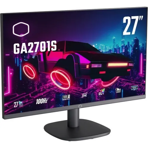 ECRAN COOLER MASTER GA2701S - 27" FHD - DALL IPS - 100HZ - 1MS - ADAPTIVE SYNC - HDMI - VGA