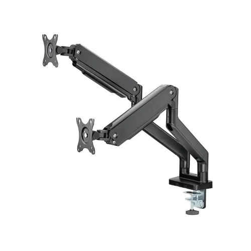 SUPPORT ECRAN TWISTED MIND - TM-60-C012 - DUAL MONITOR - 17"- 35" - ALUMINIUM - Up to16 kg - USB