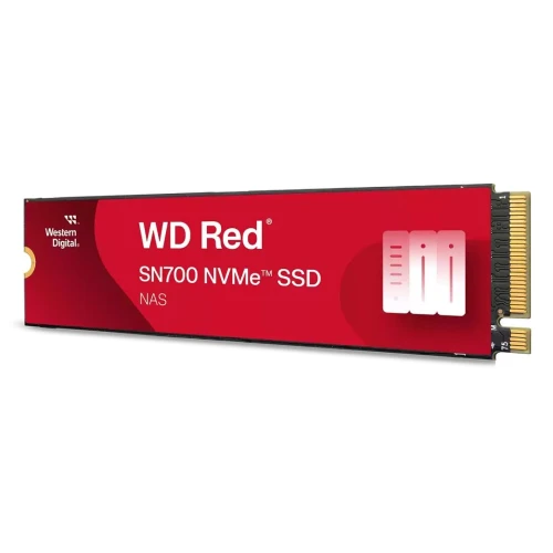 WESTERN DIGITAL SN700 - SSD M.2 RED 500GB - 2280 NVME PCIE 3.0 X4 - 3400 Mos -NAS & BAIE DE STOCKAGE