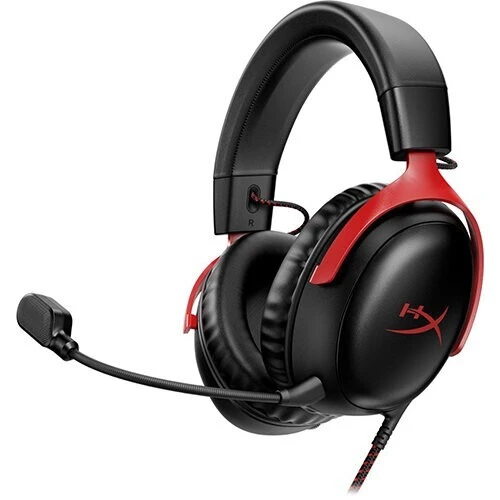 HYPERX CLOUD III - CASQUE GAMING FILAIRE - JACK 3.5mm - SON SPATIAL - MICRO AMOVIBLE - CONFORT-BLACK