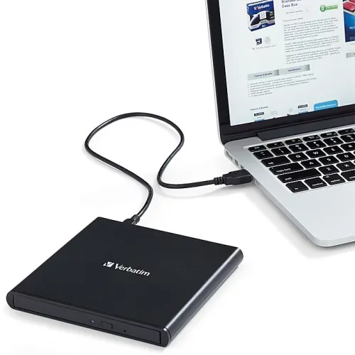 VERBATIM LECTEUR & GRAVEUR CD/DVD - CD 24X - DVD 8X -USB - MAC & WINDOWS OS - NERO BURN & ARCHIVE 