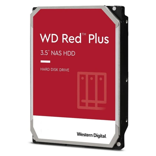 WD RED PLUS NAS WARE 2TB - DISQUE DUR HDD 3.5" - 5400 RPM - SATA 6 GB/S - 64MB CACHE - WD20EFPX