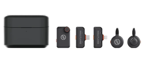 HOLLYLAND LARK M2S ULTIMATE COMBO - MICROPHONE SANS FIL - ULTRA-C - 2TX + 2RX + RX CAMERA - 2,4 GHZ