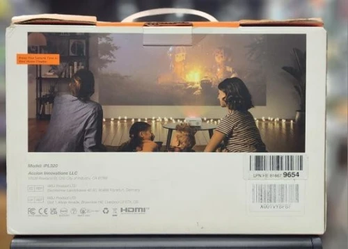 IZEEKER IPL320 - VIDEOPROJECTEUR PORTABLE 12000 LUMENS 1080P - BLUETOOTH - HOME CINÉMA  -HDMI USB  