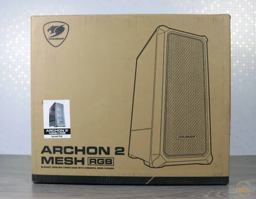 COUGAR ARCHON 2 MESH RGB - BOÎTIER MOYEN TOUR - 3 FANS ARGB - ULTRA SILENCIEUX - 240 MM - NOIR 
