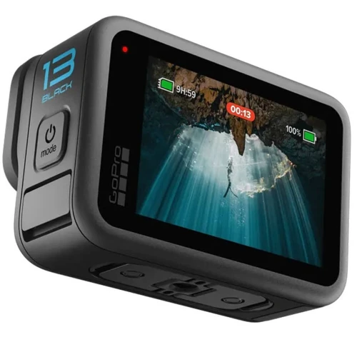 GOPRO HERO 13 BLACK 5.3K - 27.13 MP - WI-FI - BLUETOOTH - SMOOTH 6.0 - RALENTI 8X -2 ECRAN - ÉTANCHE