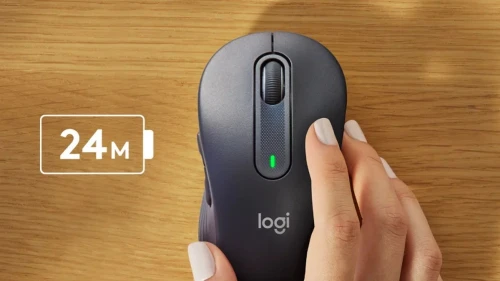 LOGITECH SIGNATURE M650 RIGHT HANDED - SOURIS SANS FIL & BLUETOOTH - GRAPHITE -