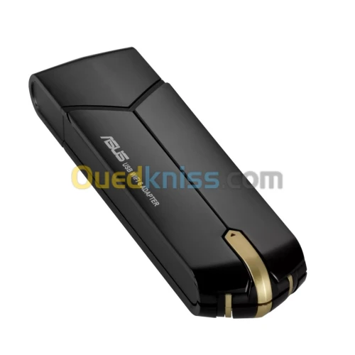 ASUS USB-AX56 Adaptateur Wi-Fi USB double bande AX1800 - Noir,Or