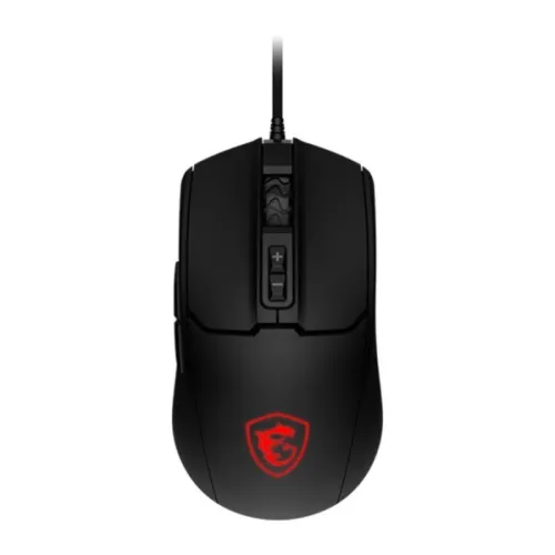 MSI FORGE GM100 - SOURIS GAMING FILAIRE - 6 BOUTONS - 3200 DPI - LED ROUGE - ERGONOMIQUE - NOIR