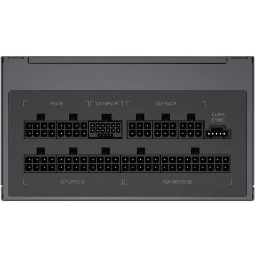 ALIMENTATION GAMEMAX RGB-1300 - 1300W - FULL MODULAIR - CERTIFIÉE 80+ PLATINUM - ATX 3.0 / 3.1 - RGB - HAUTE - BLACK