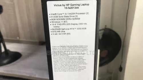 HP VICTUS 15-FA2013DX - CORE I5-13420H - 8GO - 512GO SSD - 15,6" FHD - RÉTROÉCLAIRÉ - RTX 3050 6GO