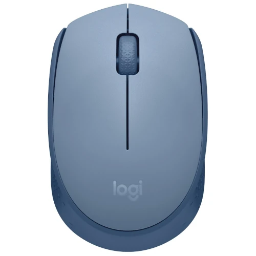 LOGITECH M171 WIRELESS MOUSE - SOURIS SANS FIL - AMBIDEXTRE - USB 2.4 GHZ - CAPTEUR OPTIQUE - 3 BOUTONS - BLEU & GRIS