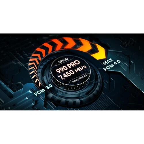 SAMSUNG 990 PRO 1TO - SANS HEATSINK - SSD NVME M.2 - PCIE 4.0 - 7450 MO/S