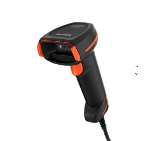 HENEX HC-4208S - DOUCHETTE LECTURE CODE À BARRE 2D FILAIRE - USB/RS232 - IP52 - PLUG & PLAY -  BLACK
