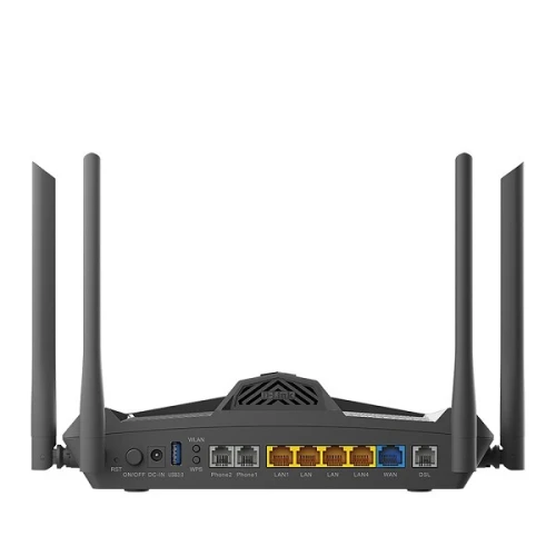 D-LINK DSL-X1852E - MODEM ROUTER AX1800 - WIFI6 MESH - ADSL2+/VDSL2 - DUAL CORE -1800 MBPS - MU-MIMO