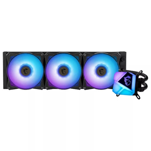 MSI MAG CORELIQUID C360 - WATER COOLING 360MM - 3 X FANS ARGB - PERFORMANCE - INTEL & AMD - BLACK