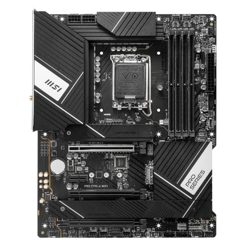 MSI PRO Z790-A WIFI - CARTE MÈRE ATX - SOCKET 1700 INTEL - 4X DDR5 - M.2 PCIE 4.0 - USB 3.2 - PCI-EXPRESS 5.0 - BLACK