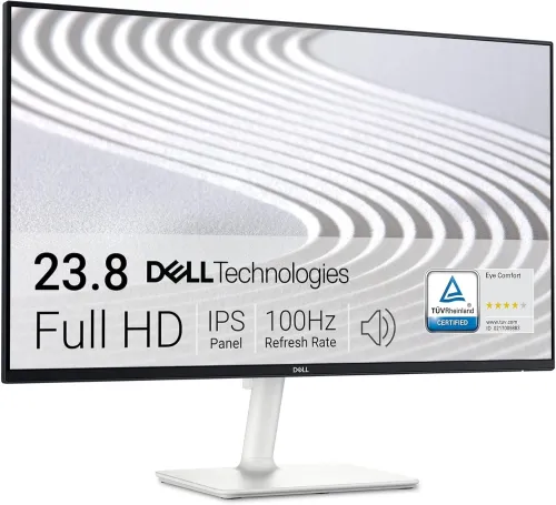 ECRAN DELL S2425H - 24" FULL HD - IPS - 100HZ - 4MS - 2X HDMI - SPEAKERS - ULTRA-THIN BEZELS - WHITE