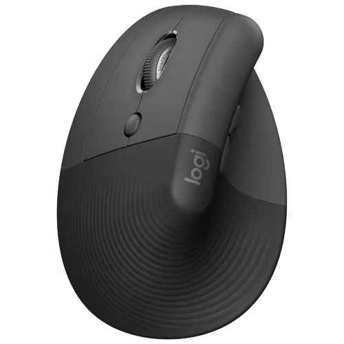 LOGITECH LIFT LEFT SOURIS SANS FIL ERGONOMIQUE - 6 BOUTONS - 4000 DPI - USB - SILENTTOUCH - GRAPHITE