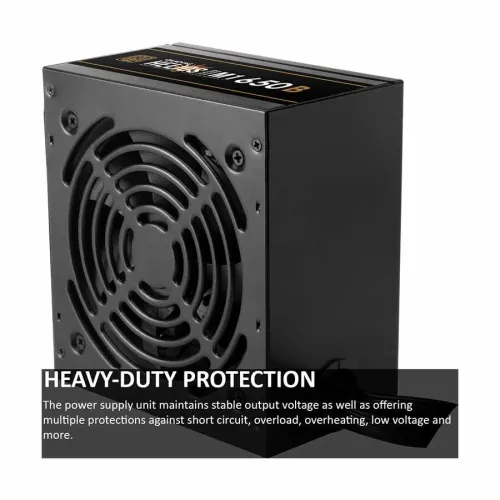 GAMDIAS HELIOS M1-650B - ALIMENTATION 650W - 80+ BRONZE - SILENCIEUSE 120 MM - ATX PFC ACTIF - BLACK