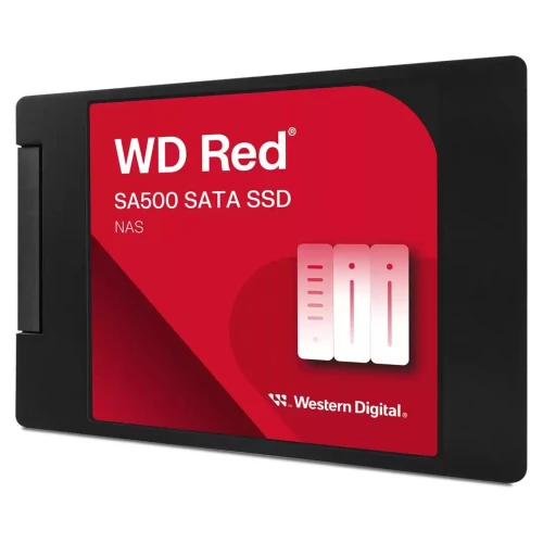 WESTERN DIGITAL RED SA500 - 500GB SSD SATA 2.5 - 6GB/S - 560MB/S - NAS 3D NAND - SYNOLOGY - BLACK