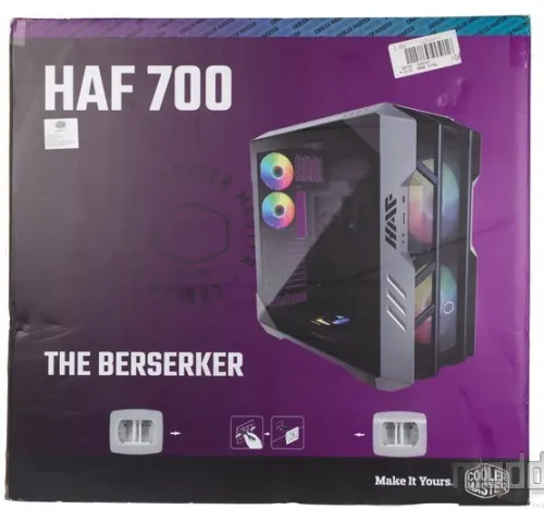 COOLER MASTER HAF 700 - BOÎTIER GRAND TOUR - 5 FAN INCLUS - VERRE TREMPÉ - HUB ARGB 5 PORTS - NOIR 