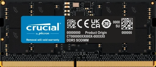 RAM CRUCIAL LAPTOP -16GB DDR5 - 4800 Mhz  - SODIMM -
