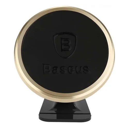 BASEUS 360 ADJUSTABLE MAGENETIC PHONE MOUNT HOLDER - SUPPORT AJUSTABLE - PARE-BRISE - GOLD