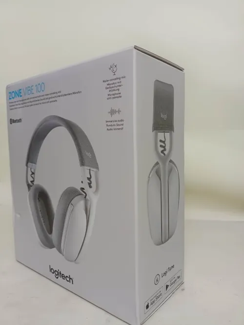 Logitech Zone Vibe 100 Casqueléger sans fil avec Micro anti-bruit- Bluetooth multipoint avancés