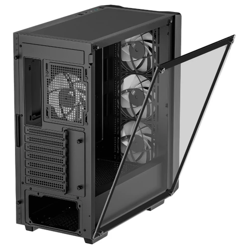 DEEPCOOL CC560 ARGB V2 - BOITIER MOYEN TOUR - VERRE TREMPÉ - 4 X FANS - ARGB PWM - 360MM - BLACK
