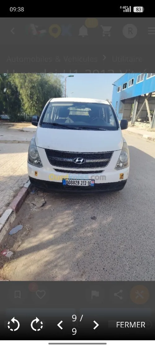 Hyundai H1 2013 Vitré 6 places