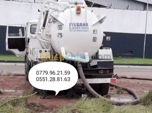 camio debouchage canalisation vidange