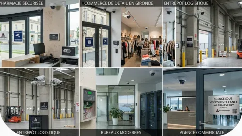 installation des caméras de surveillance et système d'alarme et éclairage publics et tous travaux d'électricité bâtiment