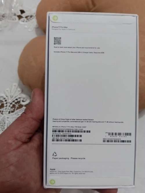 Appel 17pro max copi original